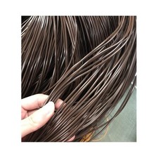 295ft/90m 2.5mm Round Synthetic Rattan Coffee Color, Plastic Wicker Repair Ki...