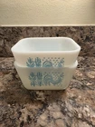 Vintage Pyrex 501 Butterprint Refrigerator Dishes – Set of 2 – No Lids