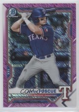 2021 Bowman Chrome Prospects Fuchsia Shimmer Refractor 15/199 Justin Foscue 0nr3