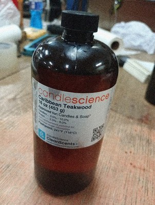 Candle Science, Caribbean Teakwood   1 lb,   Fragrance Oil ,  220