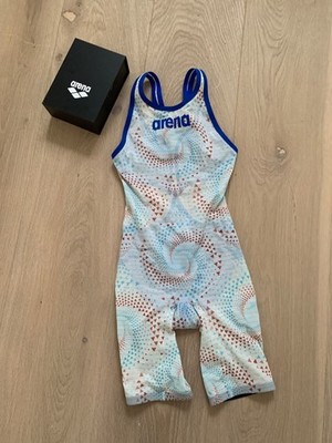Arena Powerskin Fireflow limited edition carbon wettkampfanzug weiß Größe 30