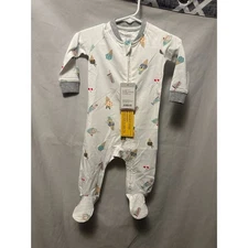 NWT Nest Designs Bamboo One-Piece Zip Footed Sleeper Ice Cream Summer 3-6 Months