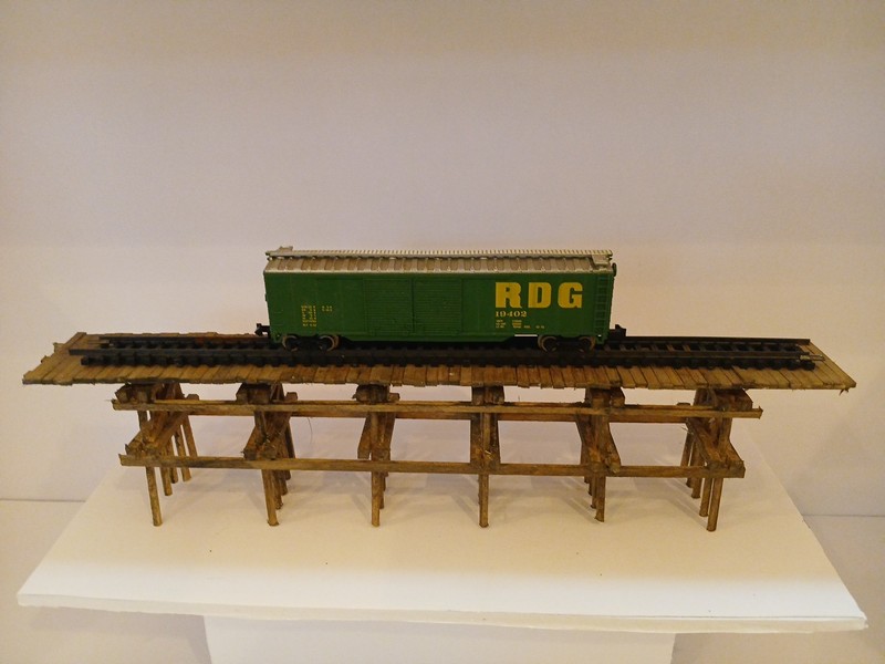 Estate Find Hand Made Wooden Bridge