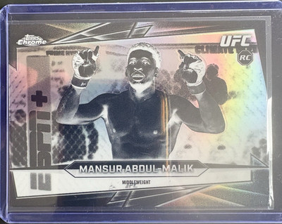 Topps Chrome UFC 2026 Mansur Abdul-Malik Rookie #59 Negativ