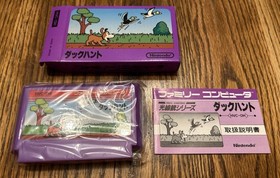 DUCK HUNT Japan Famicom with Box & Manual US Seller Open Box New?