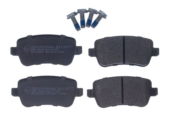 Bremsbelagsatz Scheibenbremse Denckermann B111677 FüR Fiat Croma 16V 194AXG1A-image