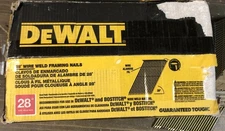 Dewalt Collated Framing Nail 28deg 3 1/2”x .131” DWS16D131-FH (approx. 1800+)