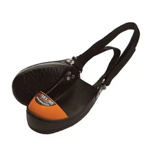 Impacto T2gcomps Toe Cap Overshoes, Composite Toe, 3 In Height, Ribbed Sole,