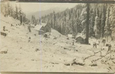 Etna Mills California Siskiyou Mining Camp occupation Postcard RPPC 24-7338