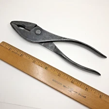 Rare Vintage W. Schollhorn Co (Bernard P-400-7) Slip Joint Pliers W/Cutters 7.5"
