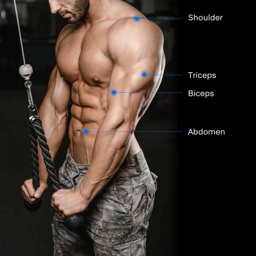 Corda Nylon per Trazioni Tricipiti Bicipiti Fune Allenamento Cavo Palestra Pesi - Foto 4 di 12