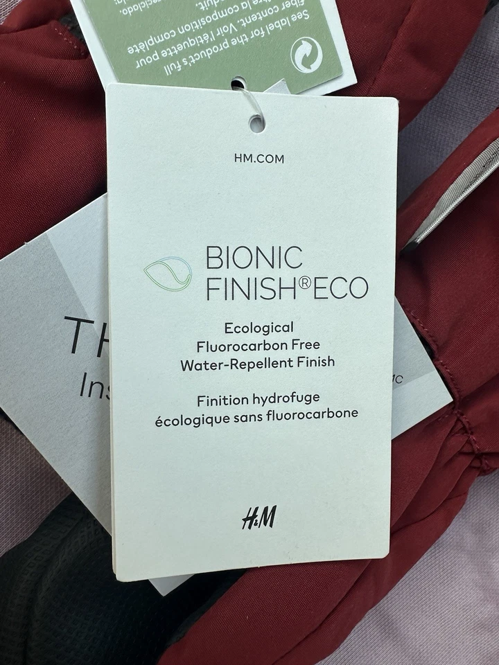 NUEVO Guantes rojos Disney Minnie Mouse niñas pequeñas talla 3/4 3M Thinsulate Foto 3 de 4