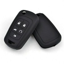 5 Buttons For Chevrolet Cruze Buick Gm Silicone Flip Key Cover Case Remote Fob.
