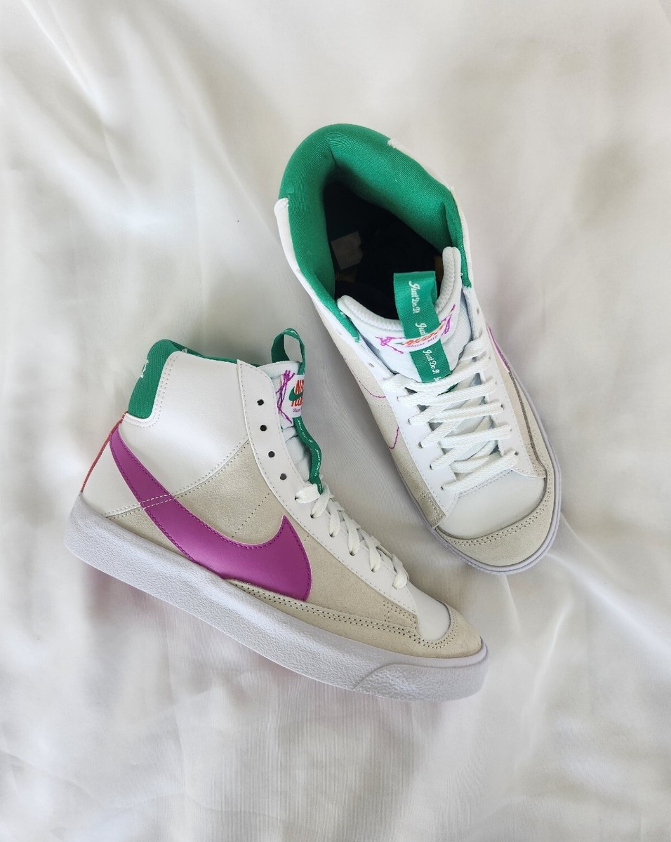 6Y | 7.5 WOMEN'S NIKE BLAZER WHITE PINK DQ6084-101 SNEAKERS 6Y | 7.5 WOMEN'S NIKE BLAZER WHITE PINK DQ6084-101 SNEAKERS