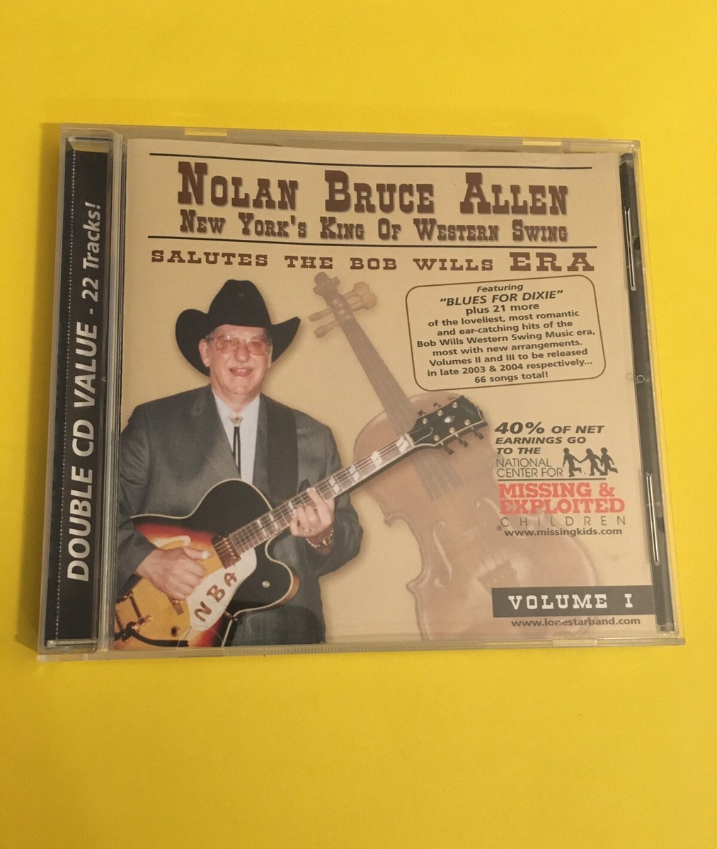 米CD Allen, Nolan Bruce Salutes the Bob Wills Era  CD7033 Glad Music Co. /00110 Nolan Bruce Allen-Salutes the Bob Wills Era (Pre-Owned CD