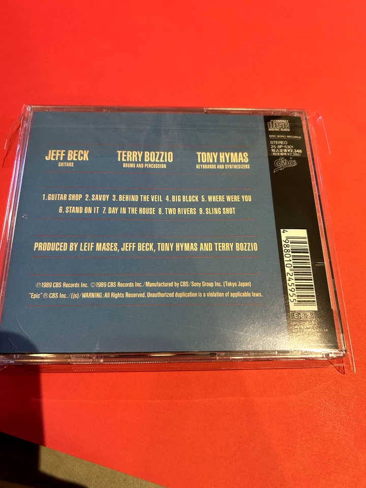 JEFF BECK - JEFF BECK'S GUITAR SHOP  JAPAN release edition CD 25-8P-5301 Foto 2 de 2