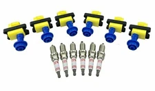 6 IGNITION COIL PACKS & SPARK PLUGS for R31 C33 A31 RB20DET LAUREL 300ZX SKYLINE