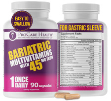 Bariatric Multivitamin  Capsule  45mg  90 Count