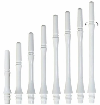 Cosmo Darts Fit Shafts Gear Slim Spinning Weiß