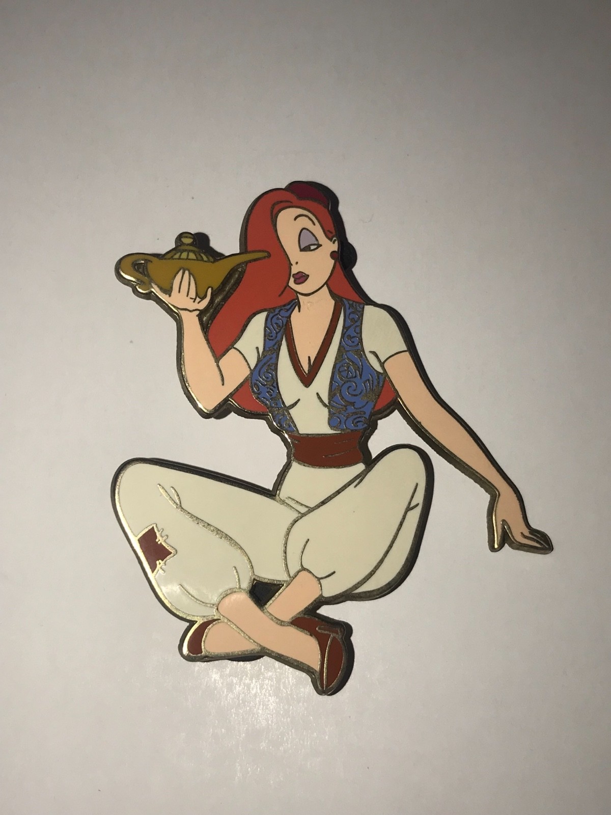 Disney Jessica Rabbit as Aladdin Costume Jumbo Pin LE 250 | eBay