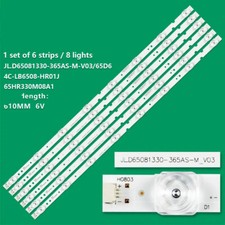 LED backlight strips for TCL 65S4 65S4TDAA 65P65US 65S423 65S425 65S421
