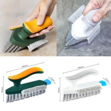 Three Sided Bristles Cleaning Brush For Gap Bathroom Floor Toilet Household Tool