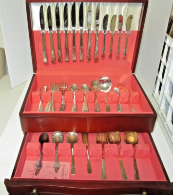 Vintage 1881 Rogers Silverware Set Silverplate By Oneida LTD