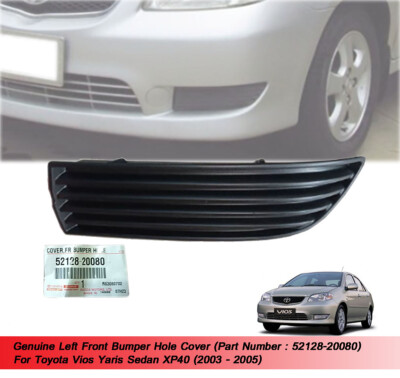 LH Front Bumper Cover 52128-20080 For Toyota Vios Yaris Sedan 2003