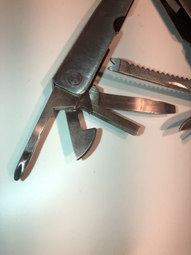 ALL METAL MULTI TOOL POCKET KNIFE WITH PLIERS STAINLESS 2CR - Picture 3 of 11