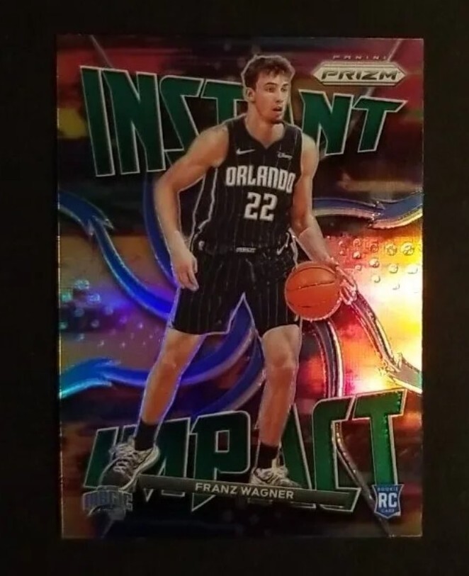 Franz Wagner 2021-22 Panini Prizm instant Impact Silver Prizm RC