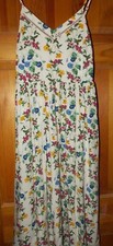 Old Navy Floral Print Maxi Sundress Long Fully Lined Rayon XS Cottagecore