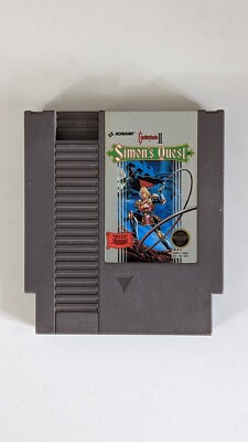 Castlevania 2 II: Simon's Quest (NES, 1988) -- Cartridge Only  Tested