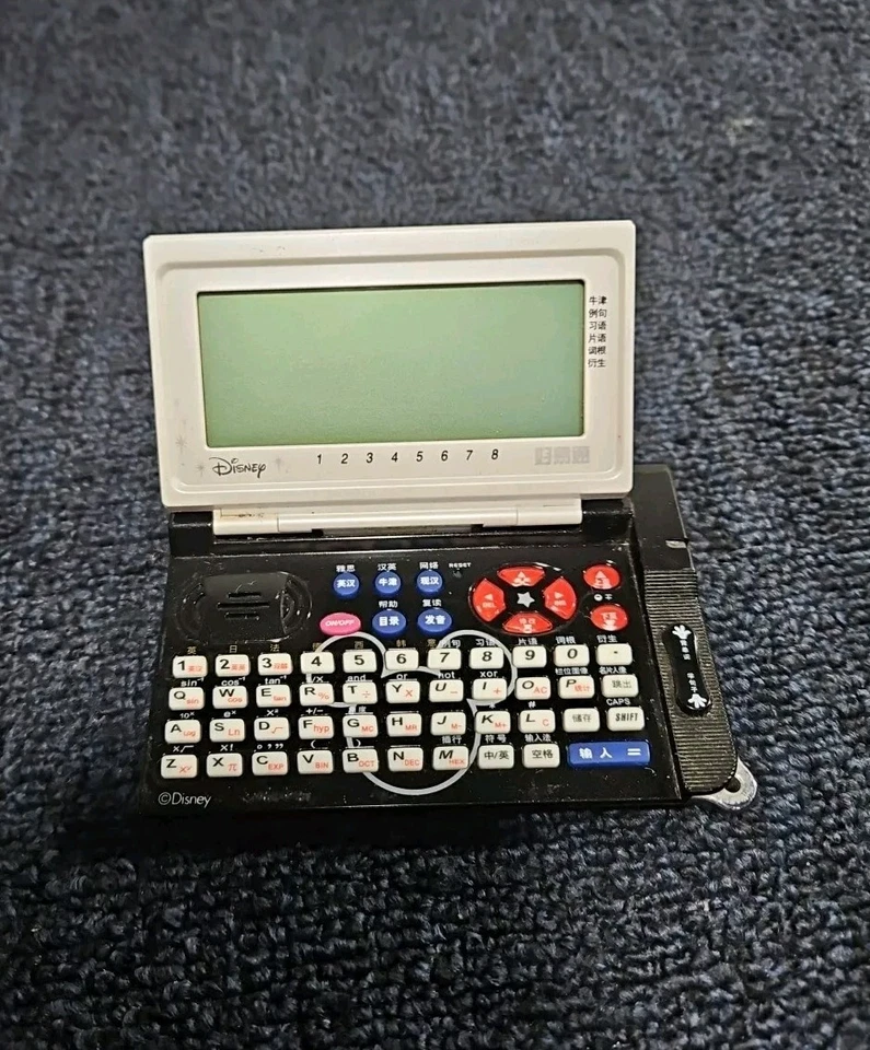 PARA REPARACIÓN DE REPUESTOS Diccionario Electrónico Inglés Chino Disney Mickey Mouse Besta Foto 4 de 4