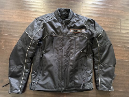 Harley Davidson Roadway Waterproof Reflective Mens Motorcycle Jacket Medium