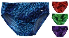 Nike Performance Brief Swim Bottom Swimwear Men's Poly Print NESS8013 MSRP $44