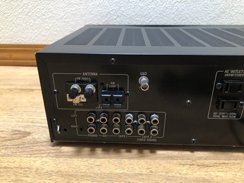 JVC RX-302BK Receiver Digital Synthesizer AM/FM Hi-Fi Stereo Black - Picture 6 of 9