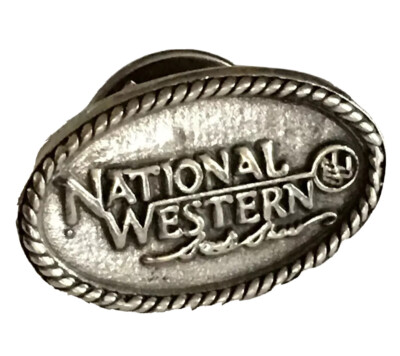 Épingle De Cravate Vintage Western – Argent .925, Occasion Très Bon état