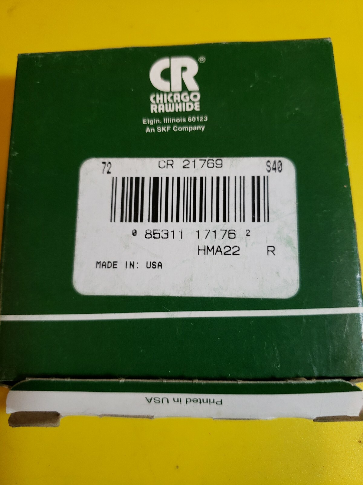 NEW OLD STOCK GREASE WHEEL SEAL SKF CR 21769 eBay