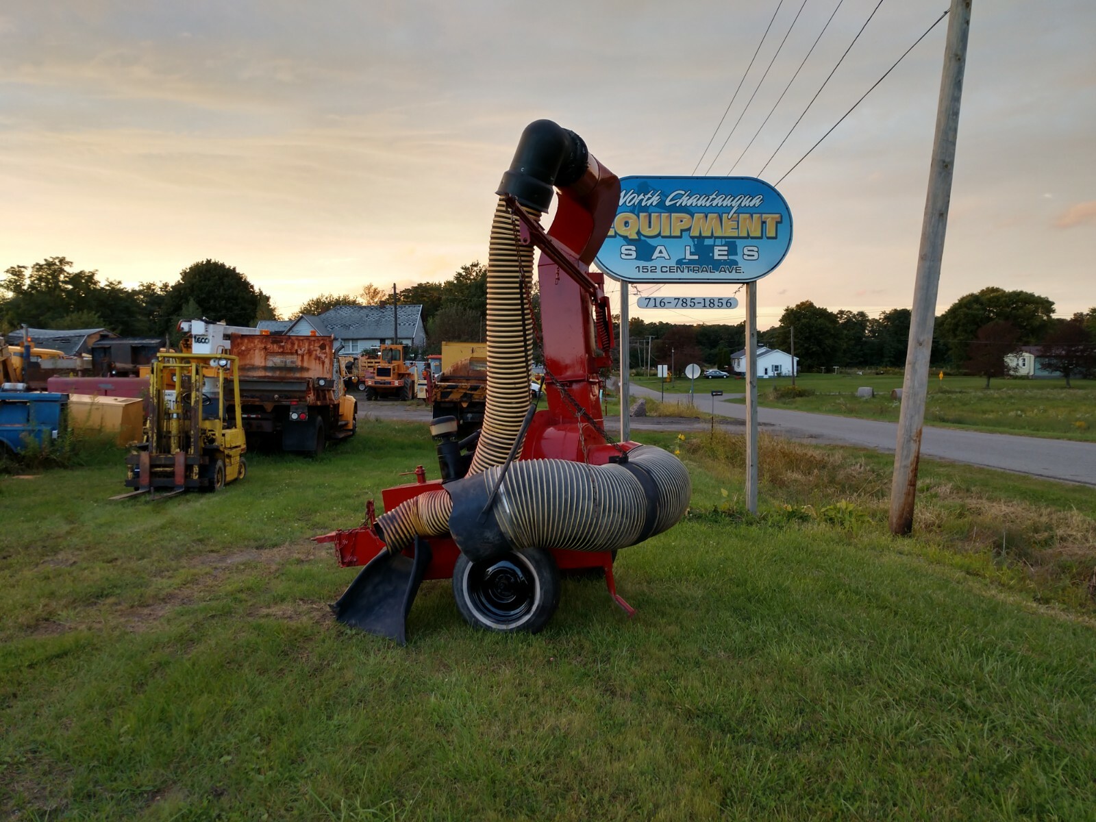 Tow Behind Leaf Vacuum for sale Only 2 left at 75