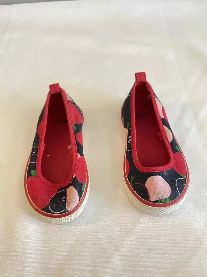 Zapatos Gymboree Prep School Niño Pequeño 7 Azul Marino Rojo Rosa Manzana Mary Janes Foto 2 de 3