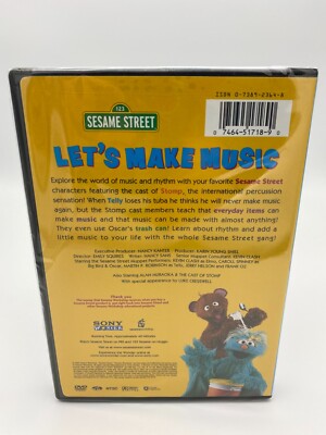 Sesame Street - Lets Make Music (DVD, 2003) 74645171890| eBay