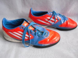 adidas blue orange trainers