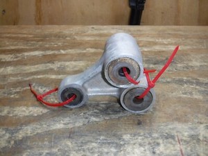 2004 Rm250 Rear Shock Linkage Dog Bone Wish Absorber Spring Swingarm