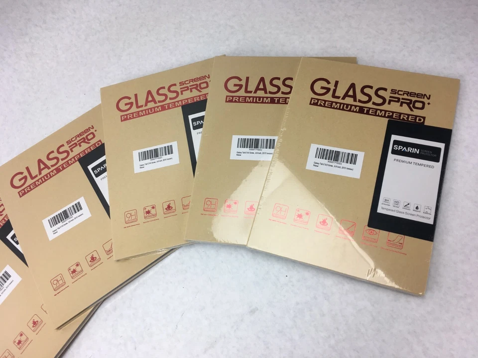 Premium Tempered 9H Glass Screen Protector For Samsung Galaxy Tab E 9.6 Lot of 7 - Image 2 of 4