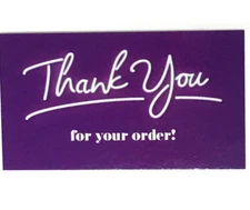 Thank  Purple Thank You Cards 1PCS -1