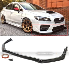 For 2015-2021 Subaru WRX STi CS Style JDM Glossy Black Front Bumper Lip Splitter