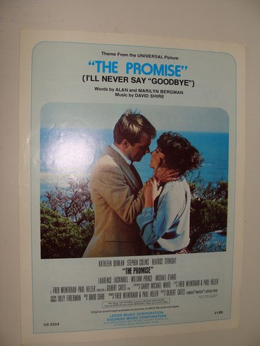 The Promise I'll Never Say Goodbye 1979 Bergman & Shire Kathleen Quinlan movie - Afbeelding 1 van 1