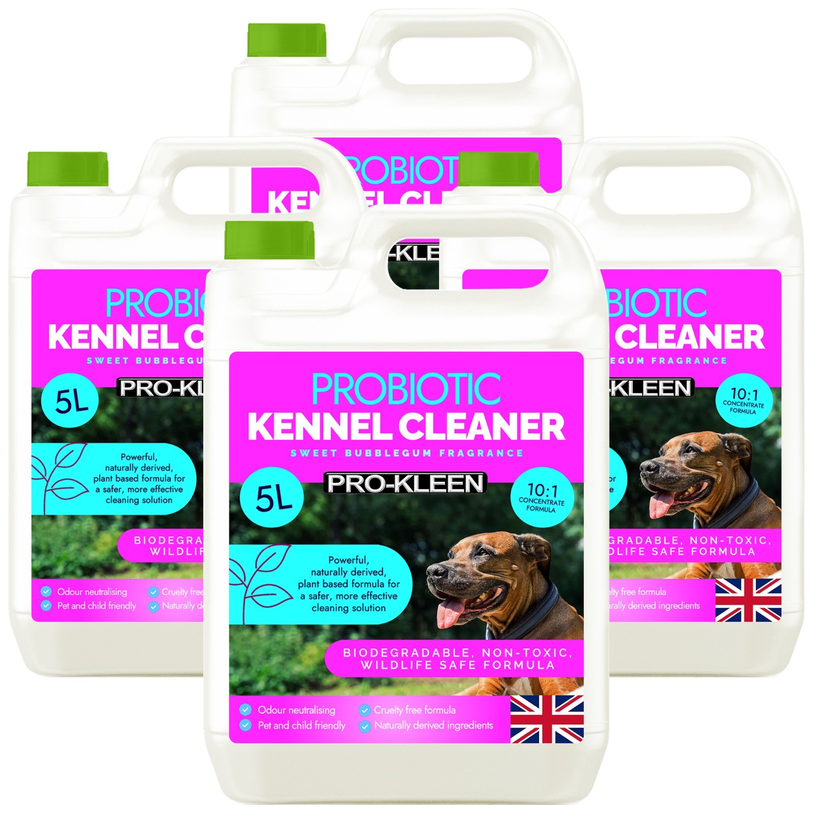 ProKleen ProBiotic Kennel Cleaner Deodoriser Bubblegum Pet & Wildlife Safe 20L