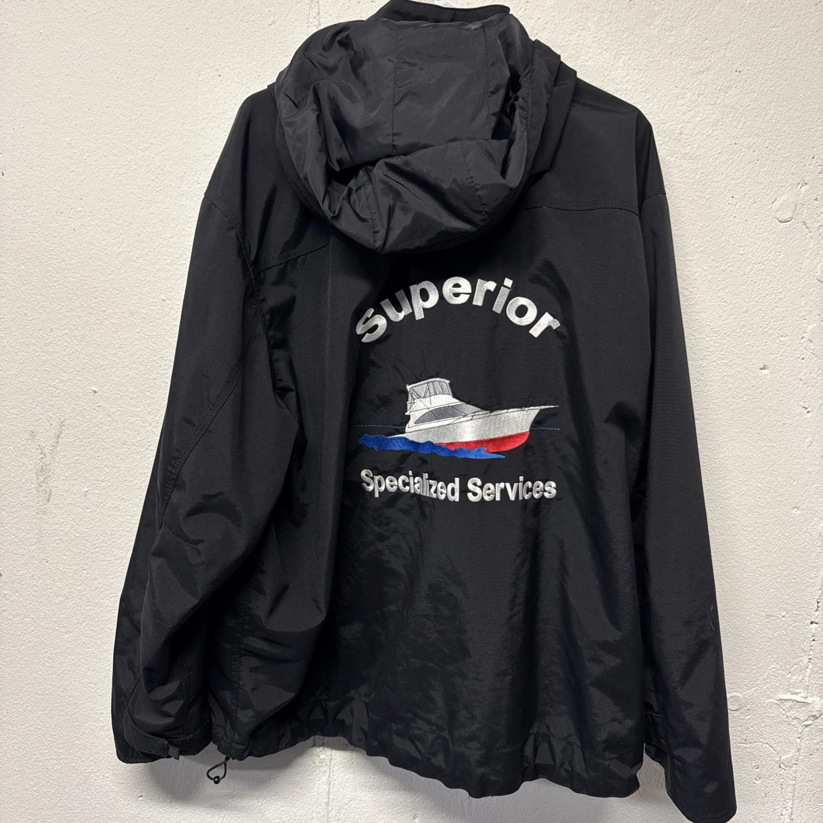 Carhartt Jacket Mens XL Black Shoreline Storm Defender Waterproof J162