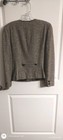 Liz Claiborne Blazer Womens Sz 10 Wool Tweed Collarless Lined Buttons/PocketsNEW — photo 4